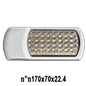 פנס פ לד מלבן 10-30V +כבל