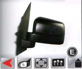מראה צד ימני לפורד TOURNEO-CONNECT 2010-2026 קונקט חש+חמום+לצבע X5 מק