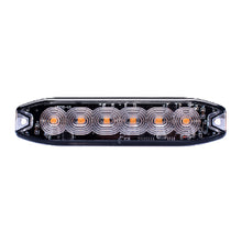 טען תמונה למציג הגלריה, פנס מהבהב 6 לד 12-24V צהוב דק