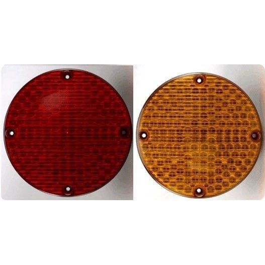 פנס אזהרה אוטובוס 12V צ לד שקוף SOUND OFF SIGNAL