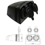 מפצל שקע מצת כפול 12V