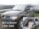 מגן רוח השחלה מיצובישי L200 האנטר טריטון 2006-2015 דאבל קאבינה 4 חלקים