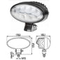 פנס עבודה 12-24V ADR OVAL90 HELLA