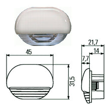 Load image into Gallery viewer, פנס פנימי אוטובוס לד כחול 12V HELLA