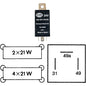 פלשר אלק׳ 10-140W X3 24V (-) HELLA