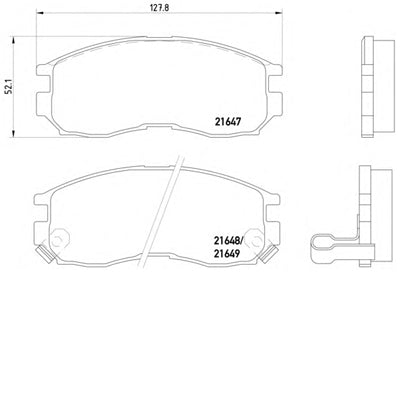 צלחות בלם HELLA למיצובישי SPACE / מיצובישי GALANT 1993-2004