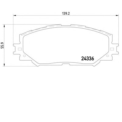 צלחות בלם DR!VE+ לטויוטה RAV-4 / טויוטה COROLLA 2006-2026