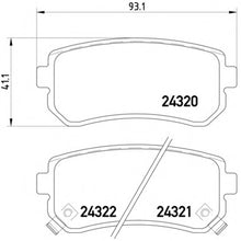טען תמונה למציג הגלריה, צלחות בלם HELLA ליונדאי I30 / יונדאי I25 2005-2026