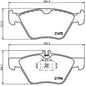 צלחות בלם HELLA למרצדס E-CLASS / מרצדס CLK 1997-2006