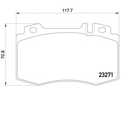 צלחות בלם HELLA למרצדס S-CLASS 1999-2006