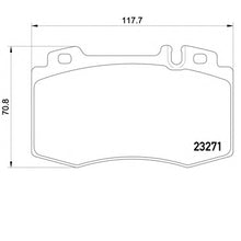 Load image into Gallery viewer, צלחות בלם HELLA למרצדס S-CLASS 1999-2006