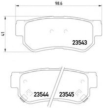 Load image into Gallery viewer, צלחות בלם HELLA ליונדאי SONATA / קיה SPORTAGE 2001-2022 ועוד 8 דגמים