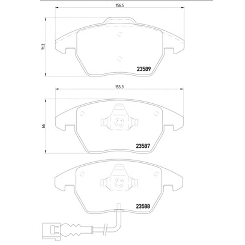 צלחות בלם HELLA לסקודה OCTAVIA / סקודה RAPID 2003-2026