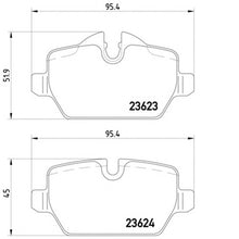 Load image into Gallery viewer, רפידות בלם אחורי HELLA לב.מ.וו 3-SERIES / ב.מ.וו 1-SERIES 2005-2014