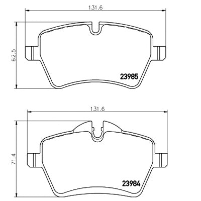 צלחות בלם TRW למיני MINI / מיני COOPER 2003-2023