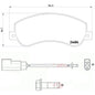רפידות בלם קדמי HELLA לפורד TRANSIT / פולקסווגן AMAROK 2006-2026