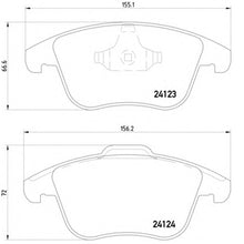 Load image into Gallery viewer, צלחות בלם TRW לפורד GALAXY / פורד MONDEO 2007-2026
