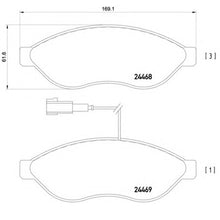 טען תמונה למציג הגלריה, צלחות בלם HELLA לפיאט DUCATO-BUS / פיאט DUCATO 2007-2026