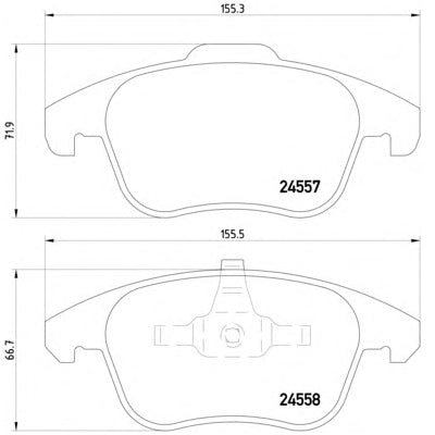 צלחות בלם HELLA לפיג'ו RCZ / פיג'ו 208 2006-2026