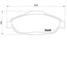 Load image into Gallery viewer, צלחות בלם HELLA לפיג'ו 308 / פיג'ו 5008 2008-2022