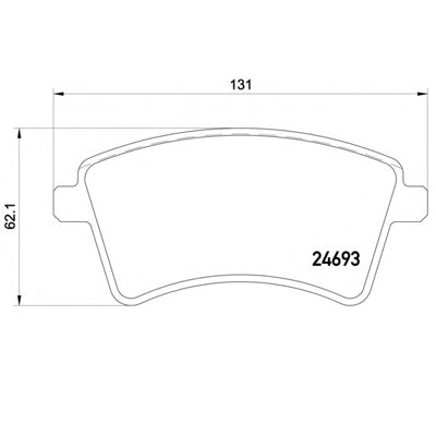 צלחות בלם HELLA למרצדס CITAN / רנו KANGOO 2007-2026