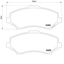 Load image into Gallery viewer, צלחות בלם TRW לג'יפ WRANGLER / קרייזלר GRAND-VOYAGER 2007-2026
