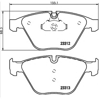 צלחות בלם HELLA לב.מ.וו 5-SERIES / ב.מ.וו 5 2002-2010