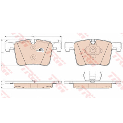 רפידות בלם קדמי HELLA לב.מ.וו 3-SERIES / ב.מ.וו X3 2010-2026 ועוד 4 דגמים
