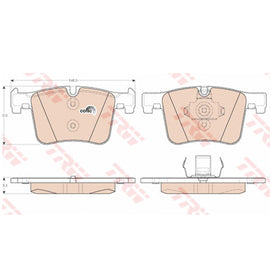 רפידות בלם קדמי HELLA לב.מ.וו 3-SERIES / ב.מ.וו X3 2010-2026