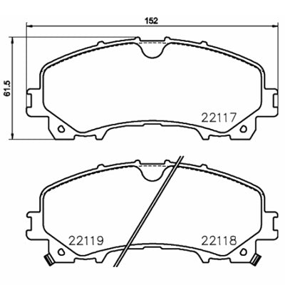 צלחות בלם HELLA לרנו KOLEOS / ניסאן X-TRAIL 2013-2026