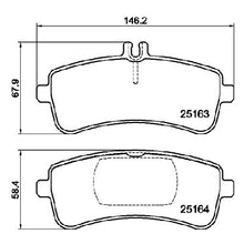 טען תמונה למציג הגלריה, צלחות בלם HELLA למרצדס S-CLASS / מרצדס C200 2015-2026