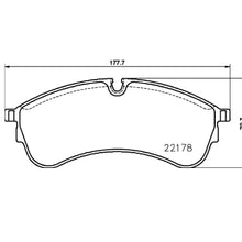 Load image into Gallery viewer, צלחות בלם HELLA לפולקסווגן CRAFTER-30-35-BUS 2017-2022