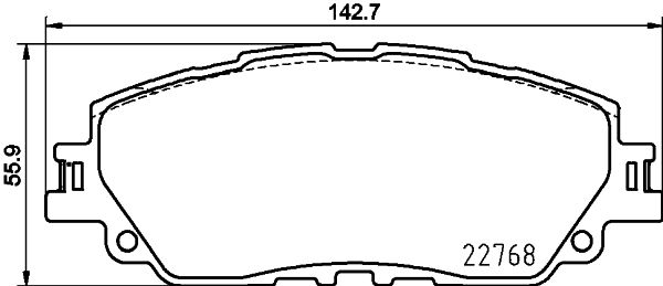 צלחות בלם HELLA לטויוטה CAMRY / טויוטה RAV-4 2016-2026