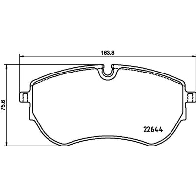 צלחות בלם HELLA לפולקסווגן AMAROK 2013-2026