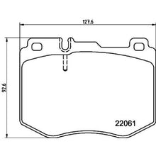 טען תמונה למציג הגלריה, צלחות בלם HELLA למרצדס GLC / מרצדס E-CLASS 2011-2026