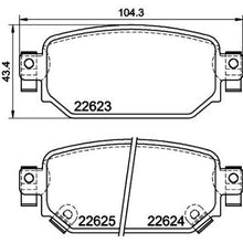 Load image into Gallery viewer, רפידות בלם אחורי HELLA למזדה 3 / מזדה CX-3 2013-2026
