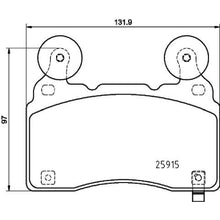 Load image into Gallery viewer, צלחות בלם HELLA לשברולט CAMARO / CADILLAC CTS 2013-2026