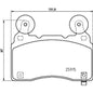 צלחות בלם HELLA לשברולט CAMARO / CADILLAC CTS 2013-2026