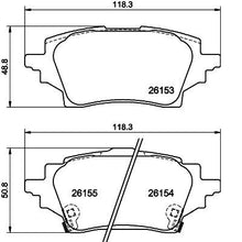 Load image into Gallery viewer, צלחות בלם FEBI לטויוטה COROLLA / טויוטה YARIS 2017-2026
