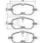 צלחות בלם HELLA למרצדס C-CLASS / מרצדס C200 2021-2026