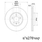 צלחות בלם HELLA לסקודה SCALA / סקודה FABIA 2017-2026