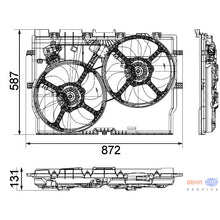 Load image into Gallery viewer, מאוורר NRF לפיאט DUCATO-BUS / פיאט DUCATO 2007-2026