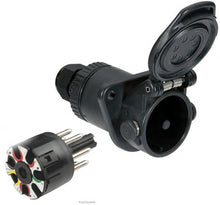 Load image into Gallery viewer, שקע לנגרר 24V ABS / EBS X7 ברגים HELLA