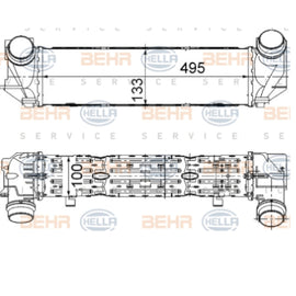 אינטרקולר HELLA לב.מ.וו 5-SERIES / ב.מ.וו 5 2010-2026