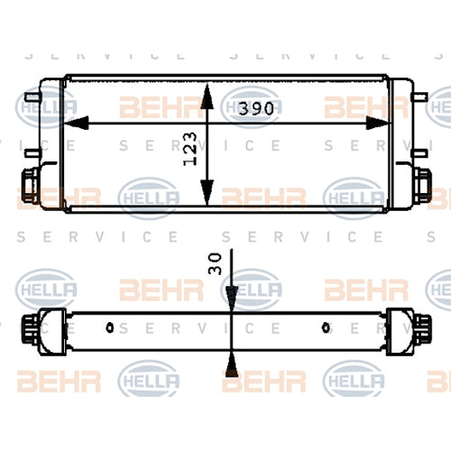 מצנן HELLA למרצדס G-CLASS 2015-2017