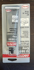 שפורפרת סיליקון לאיטום RTV עמיד בחום ושומן LOCTITE SI 5699 אפור 70 מ