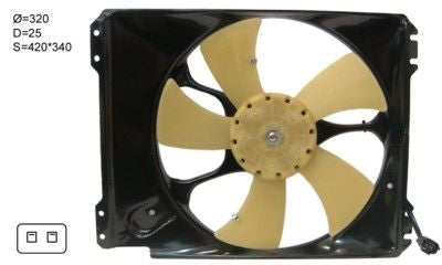 מאוורר GO PARTS לסובארו IMPREZA 1996-2001