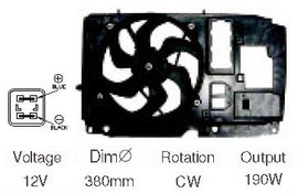 מאוורר GO PARTS לפיג'ו PARTNER / סיטרואן BERLINGO 1997-2026