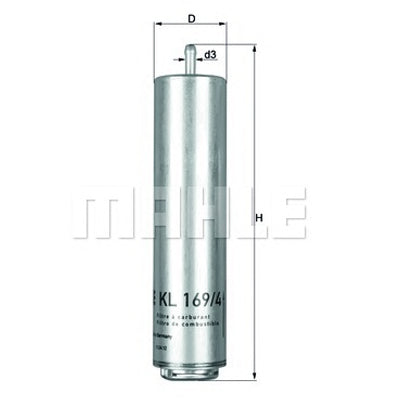 מסנן דלק MAHLE לב.מ.וו 3-SERIES / ב.מ.וו 5-SERIES 2003-2026