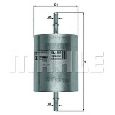 מסנן דלק MAHLE לפורד MONDEO 2000-2007